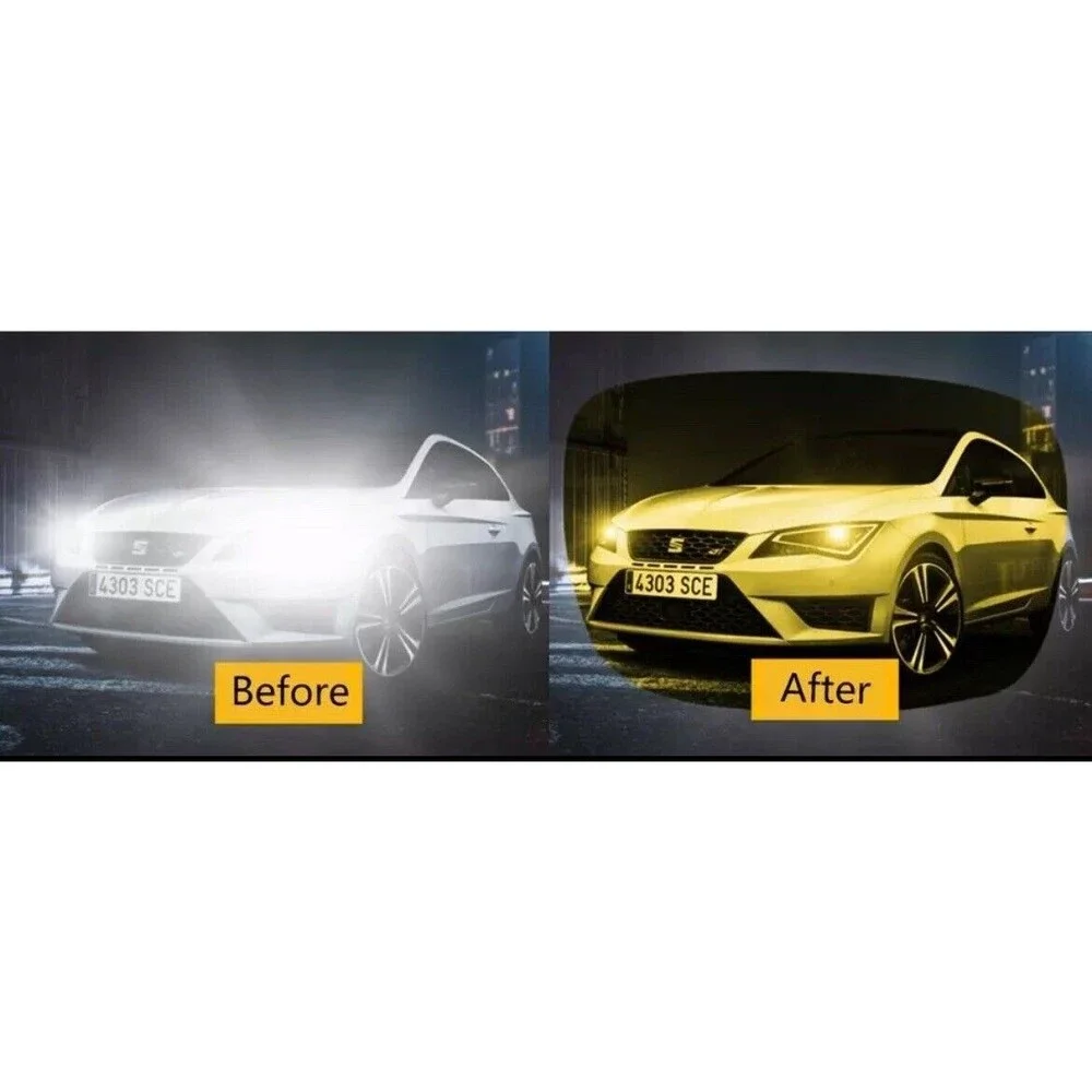 Night Vision Glasses High Beam Protection Driving Yellow Anti Glare